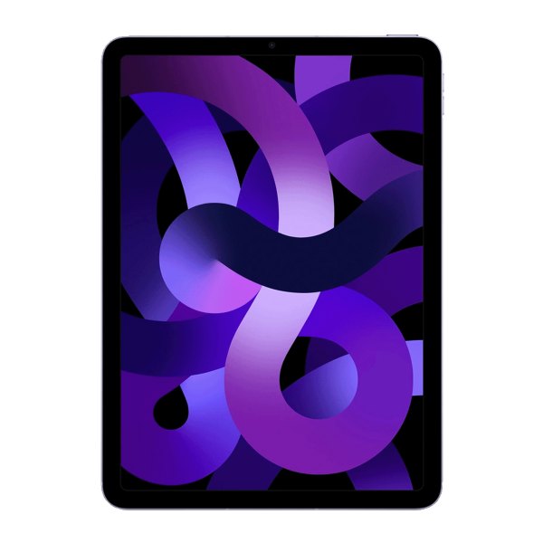 Apple iPad Air 5 (2022) 256GB wifi + 5G paars (refurbished), voorkant (foto: Refurbished.nl)