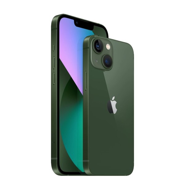Apple iPhone 13 mini 128GB groen tweedehands, opgeknapt, aanzicht 2
