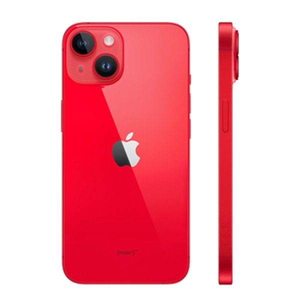 Apple iPhone 14 128GB rood tweedehands, opgeknapt, aanzicht 2