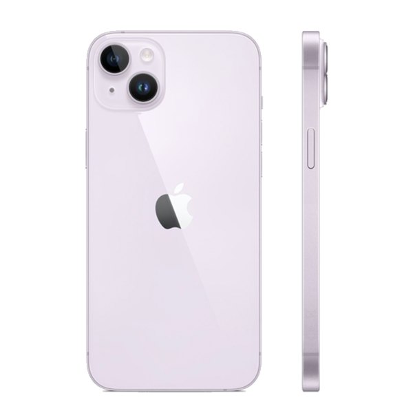 Apple iPhone 14 Plus 128GB paars tweedehands, opgeknapt, aanzicht 2
