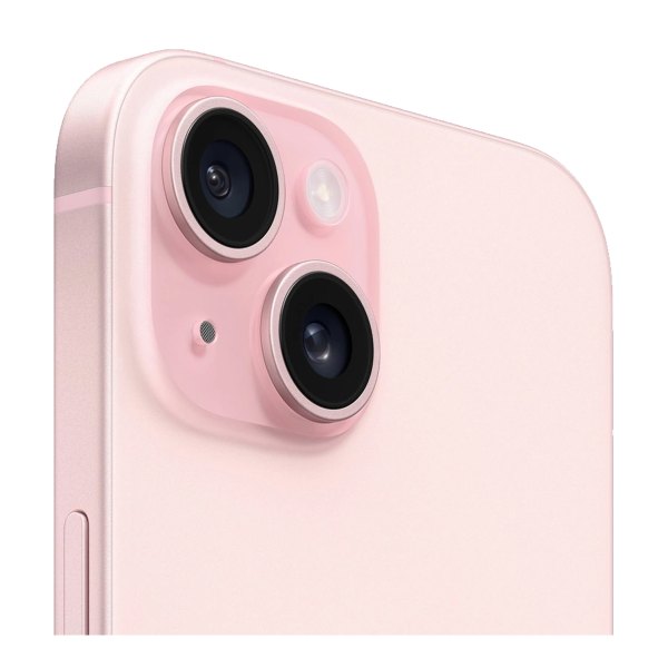 Apple iPhone 15 128GB roze tweedehands, opgeknapt, aanzicht 2