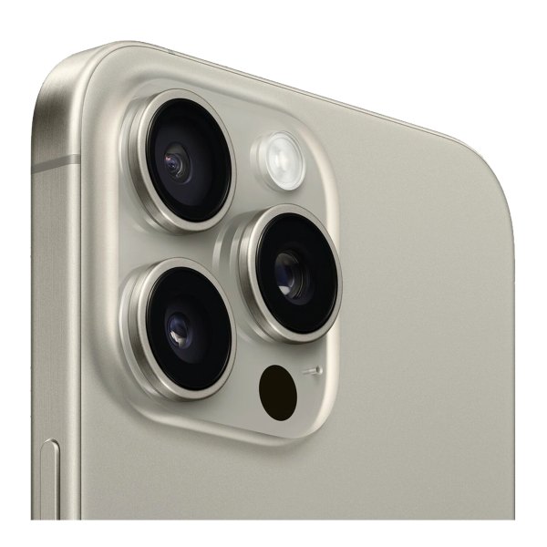 Apple iPhone 15 Pro Max 256GB naturel titanium tweedehands, opgeknapt, aanzicht 2