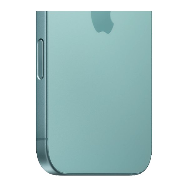 Apple iPhone 16 128GB groen (refurbished), achterkant (foto: Refurbished.nl)