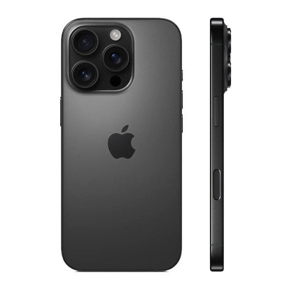 Apple iPhone 16 Pro 128GB zwart titanium tweedehands, opgeknapt, aanzicht 2