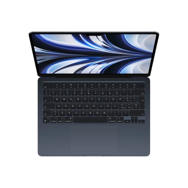 Apple MacBook Air 13 inch M2 256GB 8GB middernacht tweedehands, opgeknapt, aanzicht 2