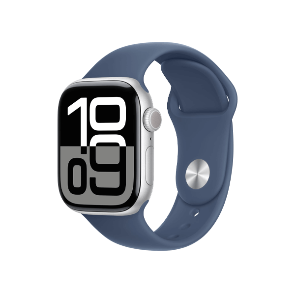 Apple Watch Series 10 42mm aluminium zilver GPS (refurbished)