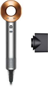Dyson Supersonic Origin föhn nikkel/koper tweedekans (foto: Coolblue)