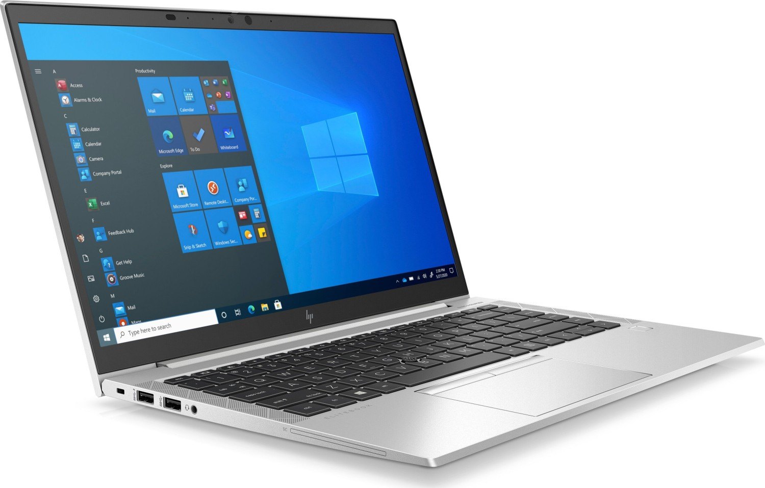 HP EliteBook 840 G8 tweedehands, opgeknapt, aanzicht 2
