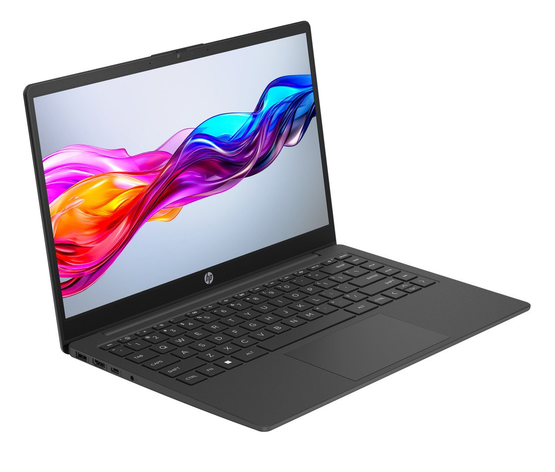 HP Laptop 14-em0957nd, Ryzen 5, 16GB, 512GB (Coolblue Tweedekans), ander aanzicht 2 (foto: Coolblue)