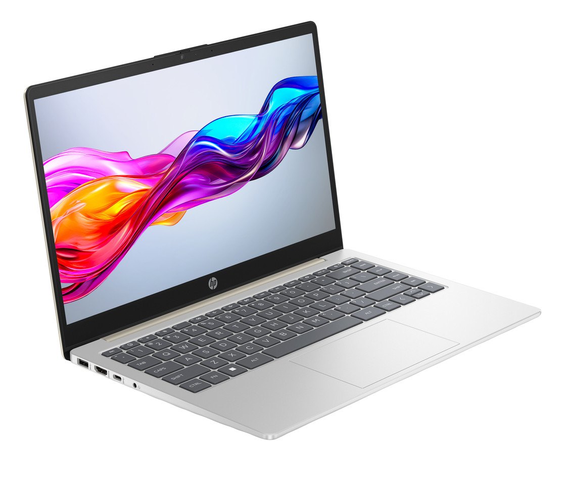HP Laptop 14-em0973nd, Ryzen 7, 16GB, 512GB (Coolblue Tweedekans), ander aanzicht 2 (foto: Coolblue)