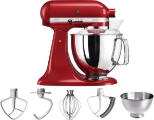 KitchenAid Artisan keukenmixer 5KSM175PS keizerrood tweedekans (foto: Coolblue)