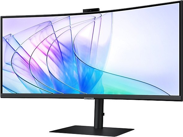 Samsung ViewFinity S6 34 inch curved ultrawide monitor S65VC tweedehands via Coolblue, aanzicht 3