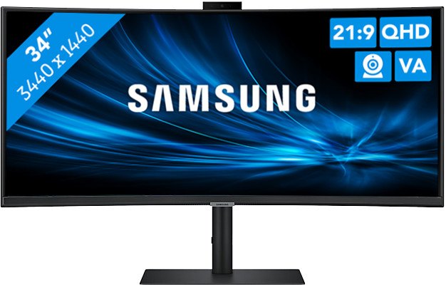 Samsung ViewFinity S6 34 inch curved ultrawide monitor S65VC tweedekans (foto: Coolblue)