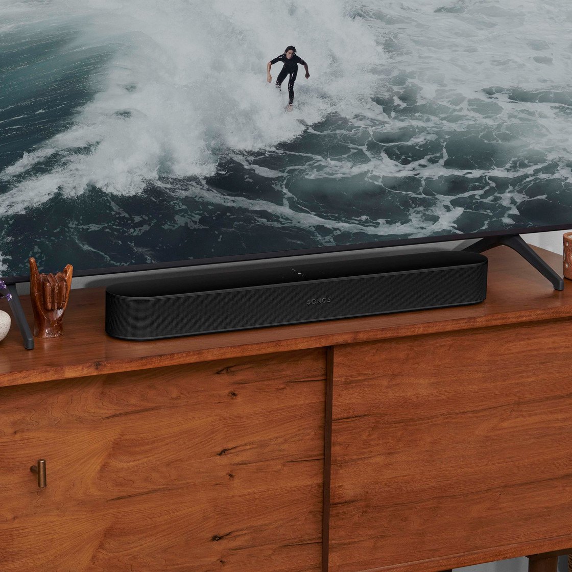 Sonos Beam (Gen 2) soundbar zwart (Coolblue Tweedekans), ander aanzicht 3 (foto: Coolblue)
