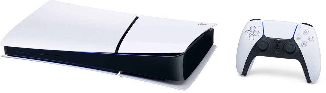 Sony PlayStation 5 Slim Digital Edition (Coolblue Tweedekans), ander aanzicht 1 (foto: Coolblue)