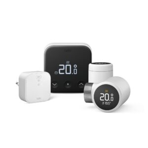 tado Slimme Thermostaat X startpakket + 2 radiatorknoppen tweedekans (foto: Coolblue)